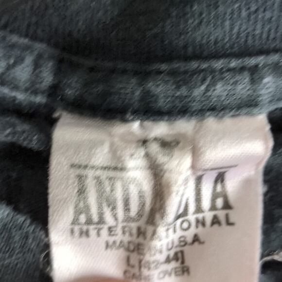 Vintage Albert Einstein Shirt Mens L Black 90s Gods Creation Graphic Tee Retro - Picture 5 of 8